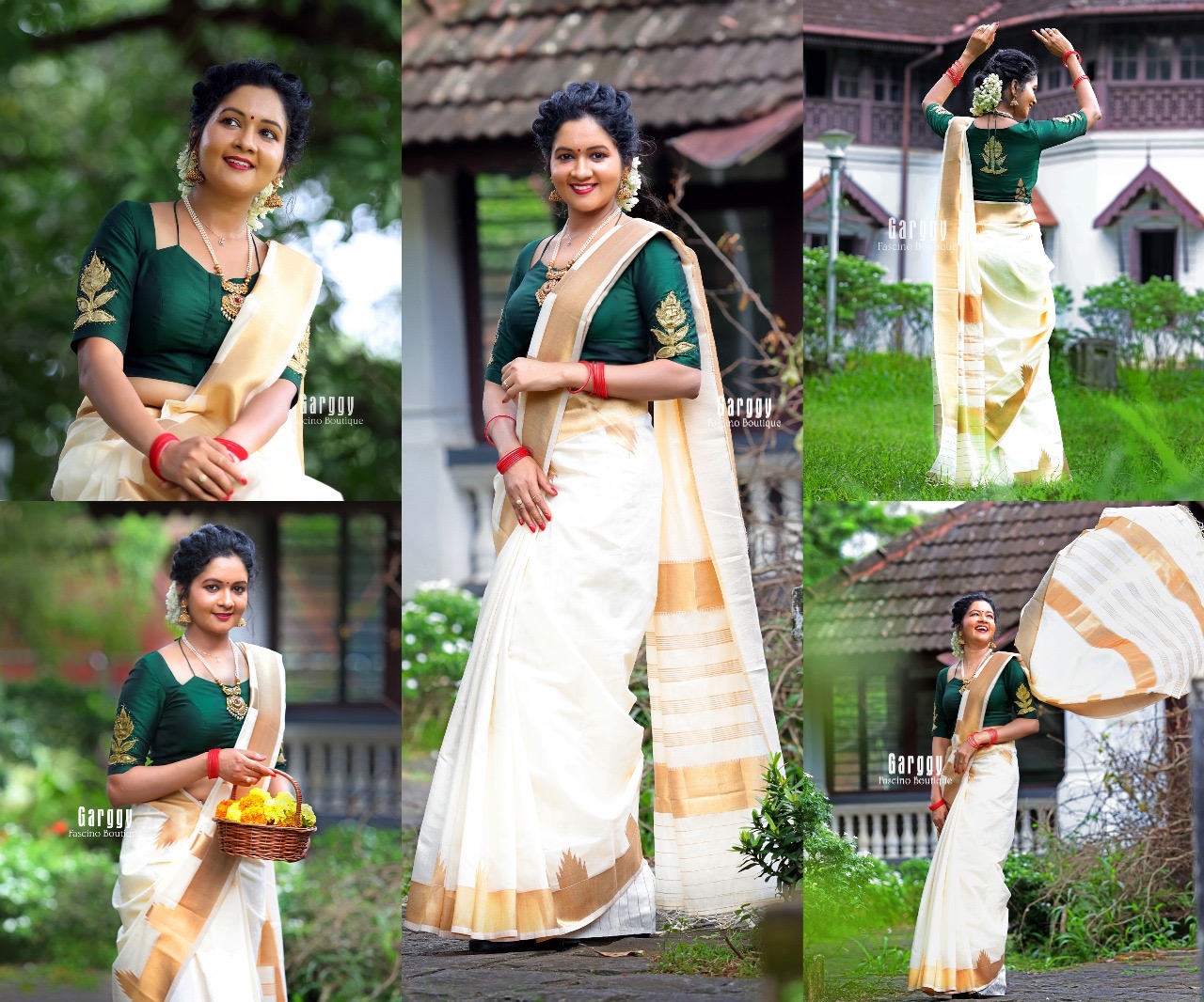 Saree ( Concept- Temple Design)